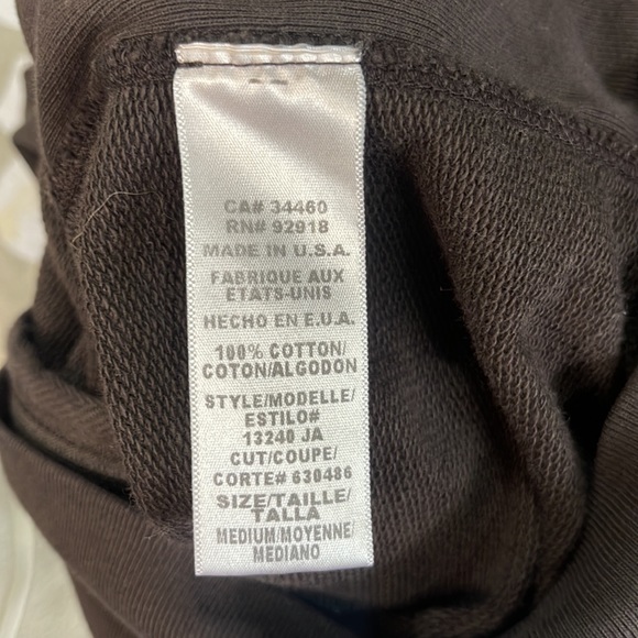 Juicy Couture Brown Zip Up Hoodie Medium - Picture 8 of 9